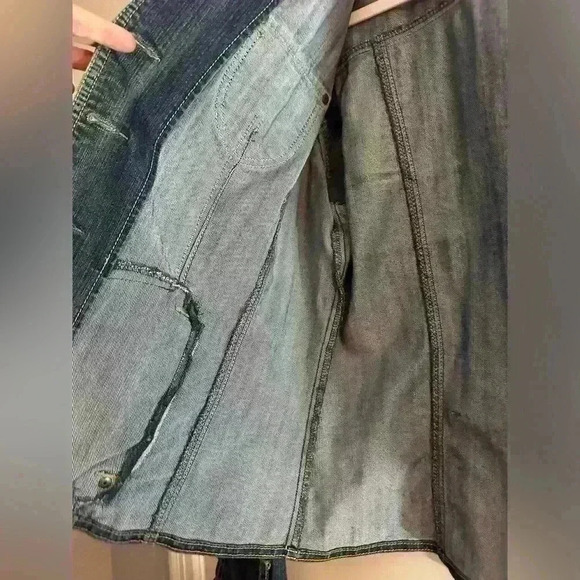 VTG Gitano Women’s 90’s Jean Jacket Blazer. 
Size: XL. Double pockets - Picture 12 of 16